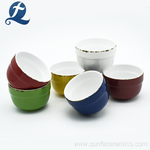 Wholesale Small Cute On-glazed Ceramic Bowl